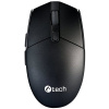 C-TECH WLM-06S Silent Click, čierno-grafitová WLM-06S-B