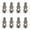 Associated Guľové čapy, strieborné, 6mm, 8ks