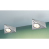 Paulmann LED osvetlenie na stenu / strop sada 3 ks LED pevne zabudované LED osvetlenie 8.4 W teplá biela železo (kartáčovamé); 93572