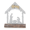 EUROFIRANY VIANOČNÁ DEKORÁCIA BETLEHEM SADA 6KS 15X17 CM STRIEBORNÁ