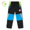 Chlapčenské šusťákové nohavice, zateplené - KUGO DK7128, čierna Farba: Čierná, Veľkosť: 104