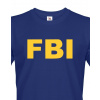 Pánské tričko - FBI, Barva Modrá, Velikost XS Bezvatriko.cz 108082
