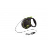 Vodítko Flexi Black Design XS lanko 3m/8kg zelená
