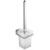 Aqualine Apollo WC štětka, mléčné sklo 1416-08