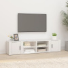 TV skrinky 2 ks biele 80x31,5x36 cm spracované drevo-ForU-819437