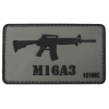 Patch M16A3 3D - sivý