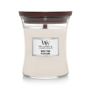 Woodwick - White Teak sviečka, váza stredná 275 g