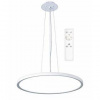 Závesné svietidlo Top Light Revit 60BZ RC, s diaľkovým ovládačom, 50W, 5000lm, stmievanie, pamäť, priemer 60cm, výška 120cm (Revit 60BZ RC) biele