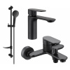 Mexen Milo DF05 vaňový set, čierny - 71303DF05-70