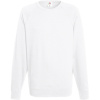 Fruit of the Loom Mikina Lightweight Raglan Sweat, raglánová, pánská COT16213800102-white M Bílá