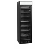 Mrazicí skříň prosklené dveře, černá | TEFCOLD UFSC371GCP Black