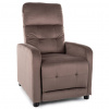 SIGNAL MEBLE Relaxačné kreslo OTUS VELVET, cappuccino bluvel 38