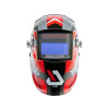 Yato YT-73921 svářečská maska/přilba Welding helmet with auto-darkening filter Černá, Červená, Stříbrná