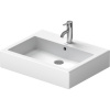 DURAVIT Vero umývadlo do nábytku s otvorom, s prepadom, spodná strana brúsená, 600 x 470 mm, biela, 0454600027