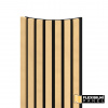 WALL CONCEPT flexi obkladový panel Javor, čierny filc + MDF, 2750x285x17 mm, 0,78 m2