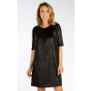 Litex Dámske šaty s krátkym rukávom 7F030 čierna M