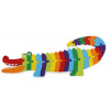 Small Foot Drevené Puzzle ABC Krokodíl