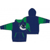 Outerstuff Dětská mikina Vancouver Canucks NHL Faceoff Colorblocked Fleece Full-Zip Veľkosť: Dětské L (11 - 12 let)
