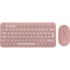 Set klávesnice a myši Logitech Pebble 2 Combo MK380s, Rose - US INTL (920-012241)