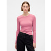 GAP Žebrované tričko Ružová XS Ružová Ružová