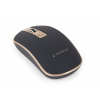 GEMBIRD myš MUSW-4B-06, černo-zlatá, bezdrátová, USB nano receiver MUSW-4B-06-BG