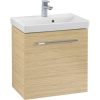 VILLEROY & BOCH Avento závesná skrinka pod umývadlo Compact, 1 dvierka, pánty vľavo, 530 x 352 x 514 mm, Nordic Oak, A88800VJ