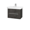 Dreja Umývadlová skrinka SOLO SZZ 60 - D16 Tmavý betón / Úchytka T02 / D16 Tmavý betón