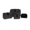 Sada velcro pouzder Tasmanian Tiger® Modular Pouch – Černá
