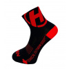 Haven Lite NEO sportovní ponožky black/red - 2 páry Velikost: 44-46