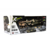Tank RC 2ks 25cm tanková bitka+dob. pack 27MHZ a 40MHz maskáč so zvukom so svetlom v kr. 50x20x2
