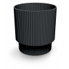 Kvetináč MILLY 19,5 cm - farba: uhoľná (Prosperplast DMIN200-446U)