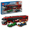 LEGO® City 60445 Kamión F1® s autami RB20 a AMR24 F1®
