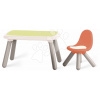 Stôl pre deti s červenou stoličkou Kid Table Smoby šedozelený výška 45 cm s anti UV filtrom