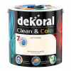 Farba na - Dekoral CLEAN COLOR 2,5L Načechraný saténový flís (Farba na - Dekoral CLEAN COLOR 2,5L Načechraný saténový flís)