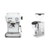 Ascaso Dream ONE, Cloud White + Rocket Espresso FAUSTINO 3.1, white