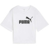 Puma Tričká s krátkym rukávom Ess Cropped No. 1 Logo Relaxed Tee Biela