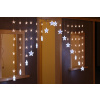 Svetelný záves Tarrington House LED / 136 LED diód / 250 x 120 cm / interiér a exteriér / studená a teplá biela