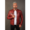 Max Original Leather Pánska kožená bunda JEROME thunder red - Thunder red - 3XL