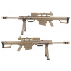 Snow Wolf Airsoft sniper M82 CQB BARRETT (SW-02CQB-A), puškohľad + dvojnožka - T