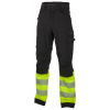 Bennon REFLECTOS TROUSERS BLACK/YELLOW Reflexné nohavice Čierna-Žltá, 50