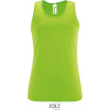 SOL'S | Sporty TT Women, Dámske šport. tielko, zelená neon, XXL