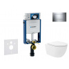 Geberit Kombifix Set predstenovej inštalácie, klozetu Oudee Vortex a dosky softclose, tlačidlo Sigma20, chróm SANI15CA1135