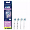 ČISTÉ HLAVY KEFEK ORAL-B SENSITIVE 4 (4X ORAL-B BRAUN SENSITIVE CLEAN TIPS NOVINKA)