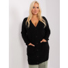 Factory Dámsky kardigán plus size Farba: Čierna, Veľkosť molet: XL/XXL
