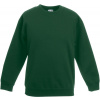 Fruit of the Loom F.O.L. | Classic Kids Set-In Sweat Detská mikina_16.2041 Farba: Bottle Green, Veľkosť: 128