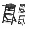 Kinderkraft Stolička jedálenská Enock Black