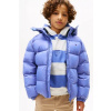 Detská páperová bunda Tommy Hilfiger modrá farba, KB0KB10091 KB0KB10091.128.176.9BYA 164