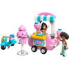 LEGO® Friends 42643 Stánok s cukrovou vatou a skúter
