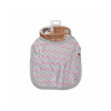 XKKO Bambusový podbradník Scandinavian Baby Pink Chevron