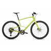 Cross bike SPECIALIZED Sirrus X 5.0 Satén Strieborný prach / Tím Žltý odtieň / Ion XXL